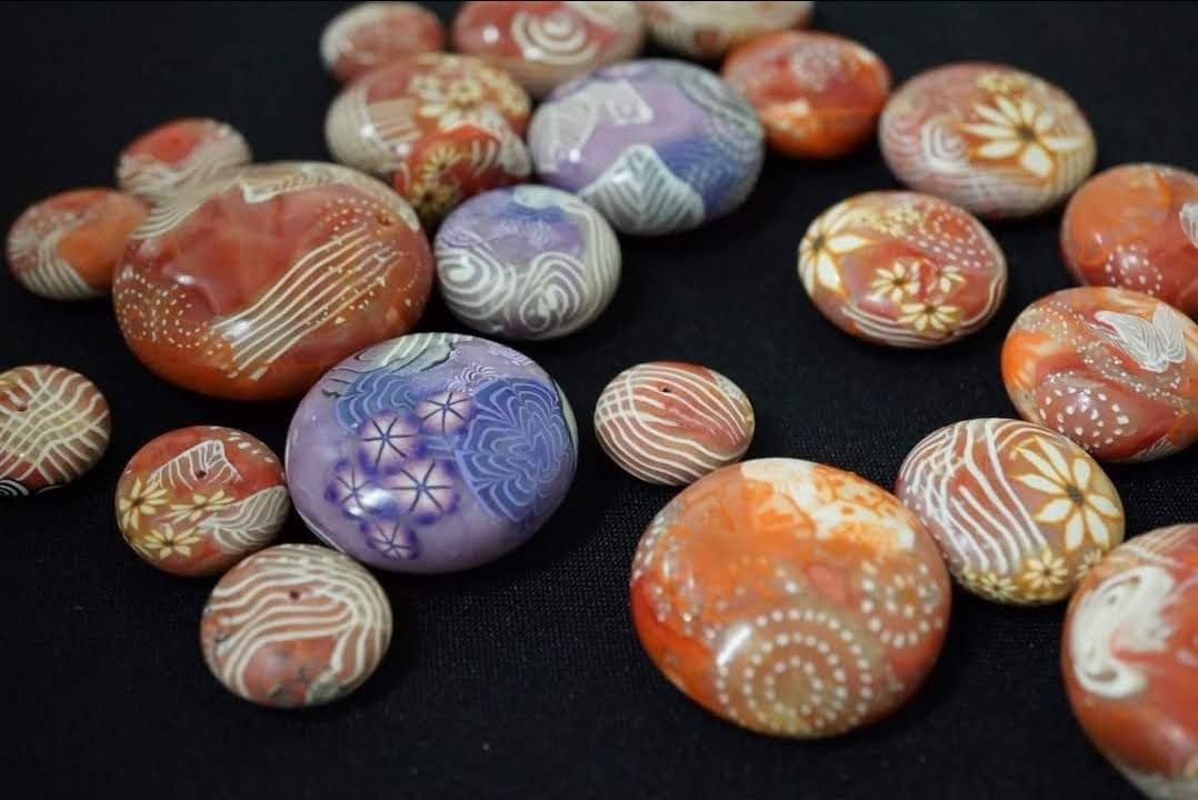 Polymer Beads Tangerine Dream Collection