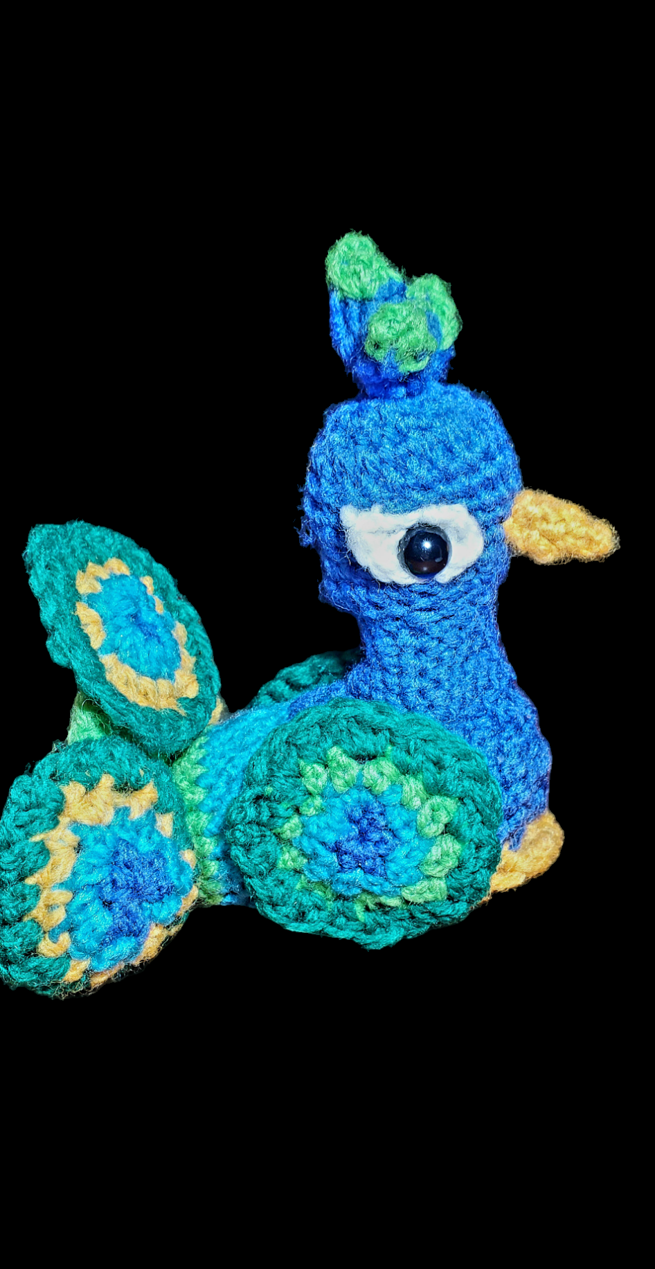 Amigurumi Crocheted Peacock